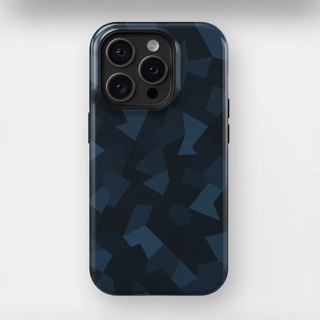 Blue Camouflage - iPhone Tough Case - Fast shipping - Made in Europe
