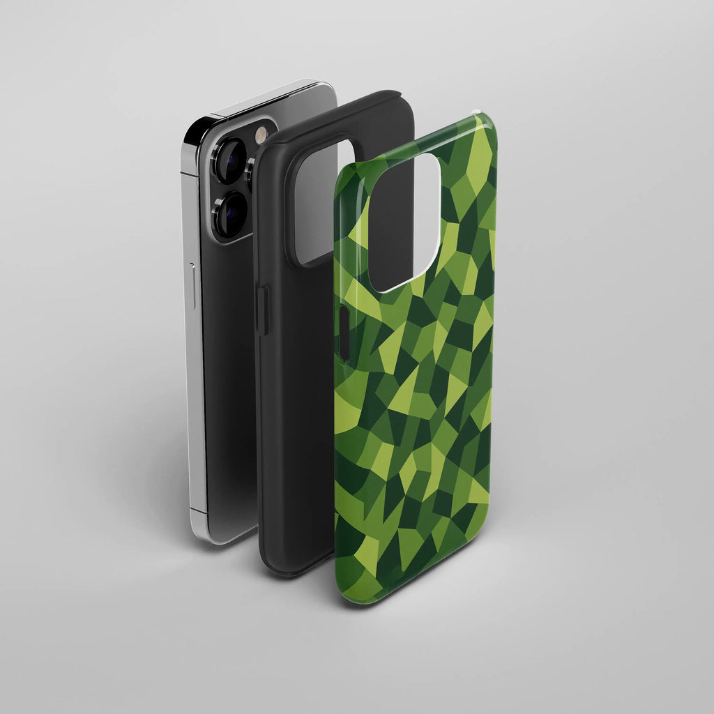 Green Camouflage - iPhone Tough Case - Fast shipping - Made in Europe
